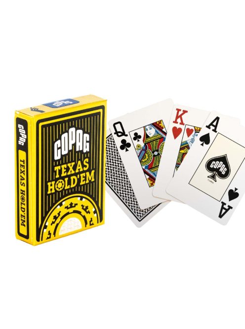 Copag Texas hold'em póker kártya fekete GOLD Range 100% plasztik