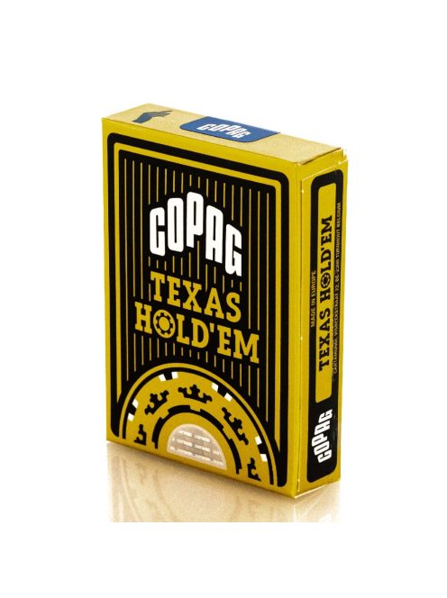 Copag Texas hold'em póker kártya fekete GOLD Range 100% plasztik