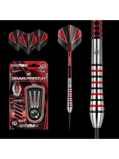 Winmau steel szett D. Priestley 90% 23g.