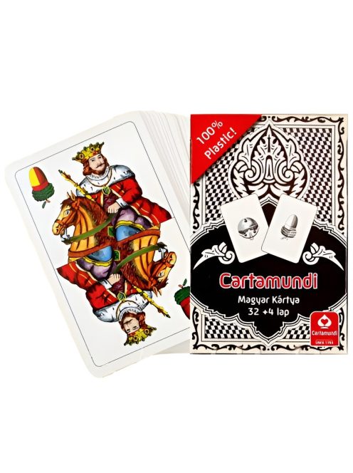 Hungarian Card Cartamundi 100% plasticbased32+4 cards