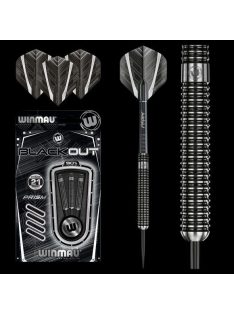 DART SET WINMAU STEEL BLACK OUT 21G 90%