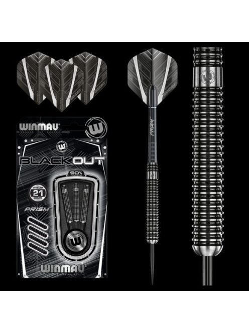 DART SZETT WINMAU STEEL BLACKOUT 21G 90%