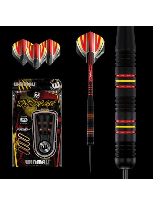 Dart set Winmau steel Outrage 21g, copper