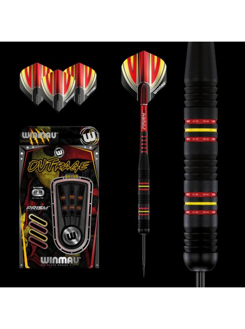 Dart set Winmau steel Outrage 23g, copper