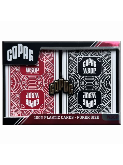 pókerkártya Copag WSOP 2024 Retro Design 100% Plastic , Jumbo index