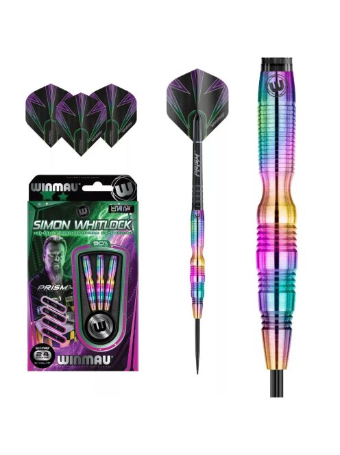 Winmau steel szett SIMON WHITLOCK 90%  24 g, Urban grip