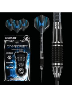 Darts steel set Winmau Majestic 22g, 90% tungsten