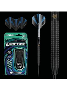 Darts steel szett Winmau Sabotage Black 22g 90% wolfram