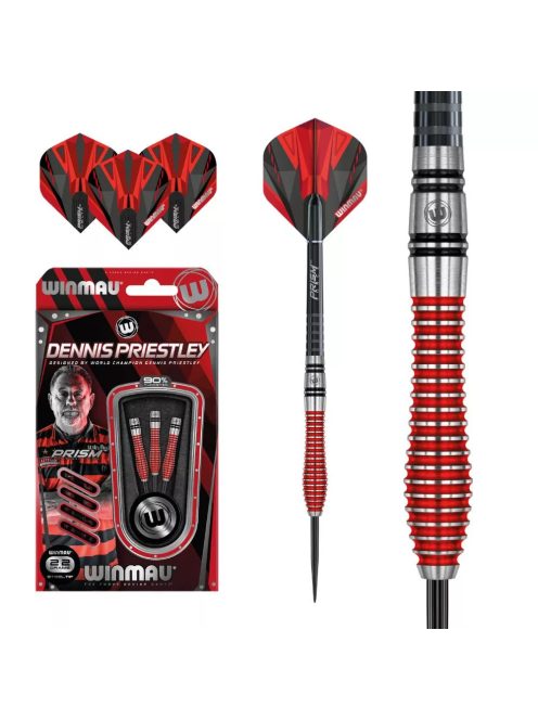 Winmau steel szett Dennis Priestley 90% 22g