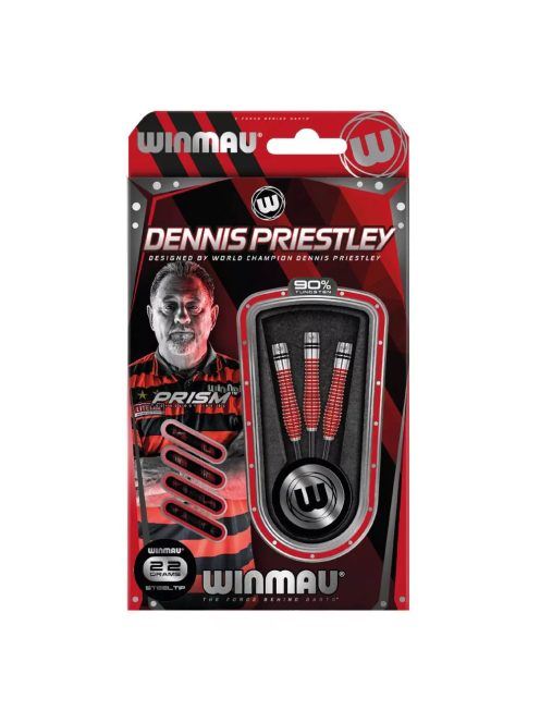 Winmau steel szett Dennis Priestley 90% 22g