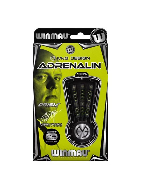 Dart szett Winmau steel MvG Adrenalin 24g, 90%