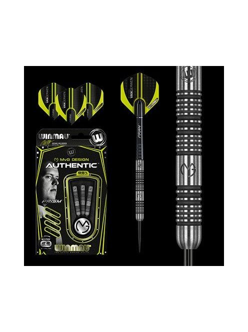 Dart szett Winmau steel MvG Authentic 22g, 85% wolfram