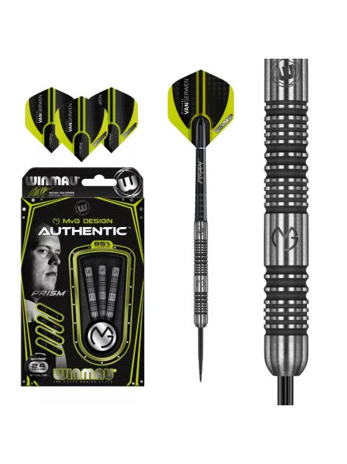 Dart szett Winmau steel MvG Authentic 24g, 85%