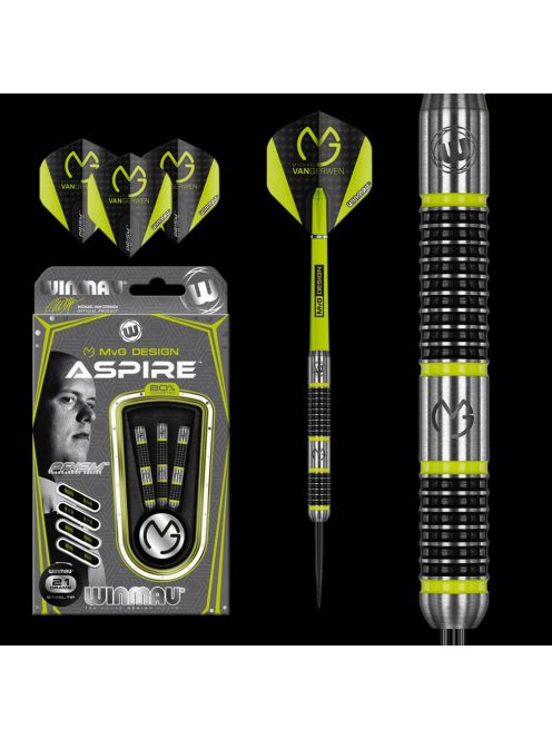 Dart szett Winmau steel MvG Aspire 21g, 80% wolfram