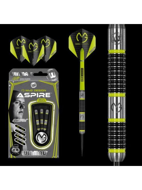 Dart szett Winmau steel MvG Aspire 22g, 80% wolfram