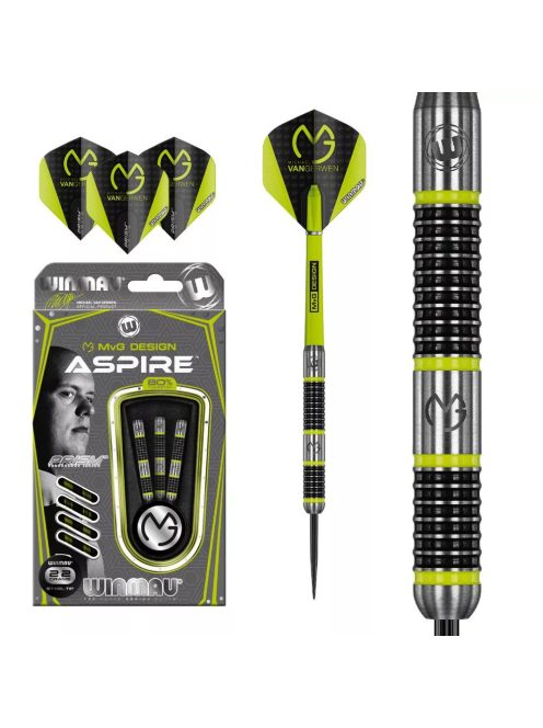 Dart szett Winmau steel MvG Aspire 22g, 80% 