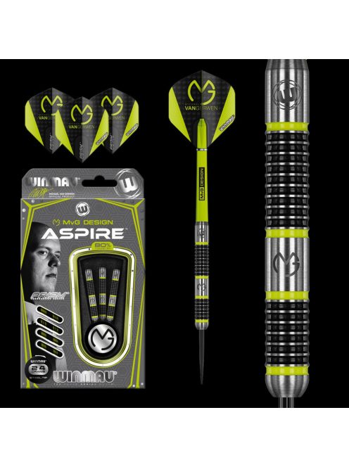 Dart szett Winmau steel MvG Aspire 24g, 80% wolfram