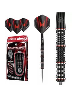 Dart szett Winmau Steel Mervyn King special edition, 22g 90%