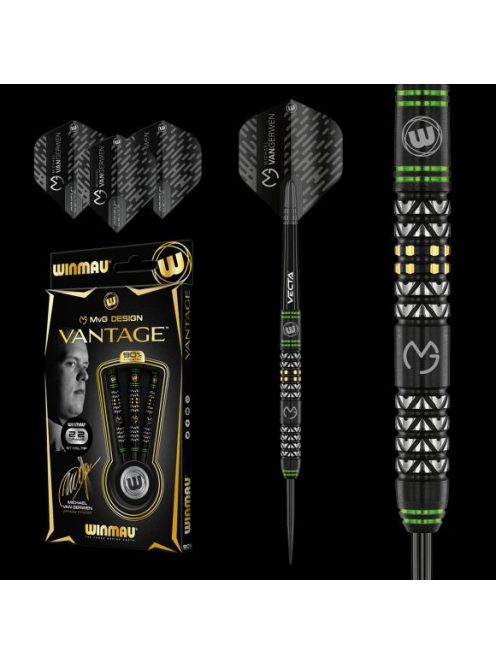 Dart szett Winmau steel Michael van Gerwen Vantage 22g 90% wolfram