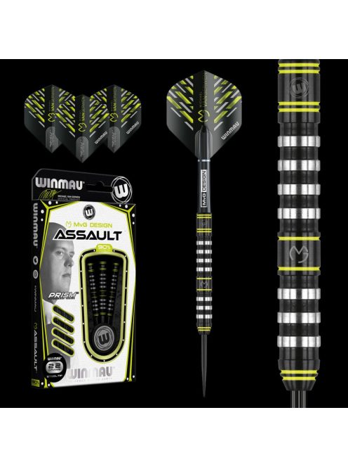 Dart szett Winmau Steel Michael van Gerwen Assault 22g 90% wolfram