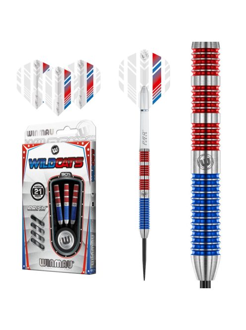 Dart szett Winmau steel Wildcats 21g, 90% wolfram