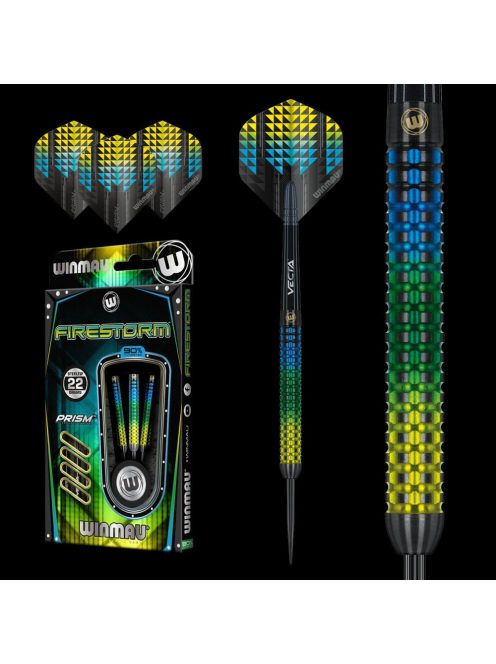 Dart szett Winmau steel Firestorm 22g, 90% wolfram