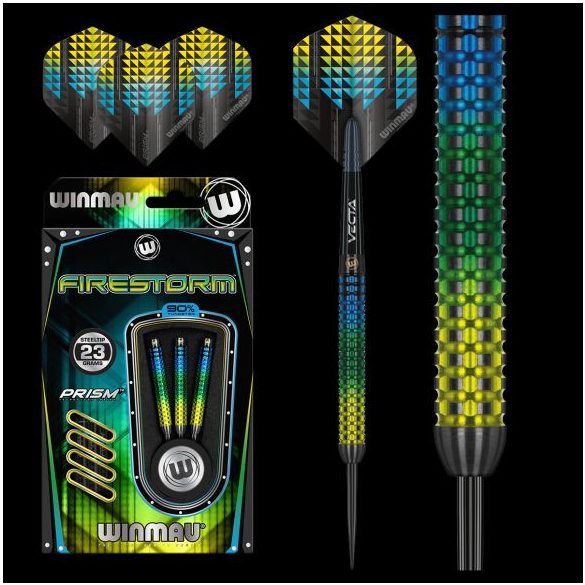 DART SZETT WINMAU STEEL FIRESTORM 23G, 90%