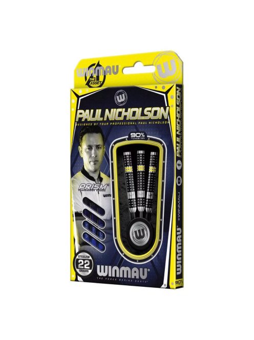 Dart szett Winmau steel Paul Nicholson 22g, 90%