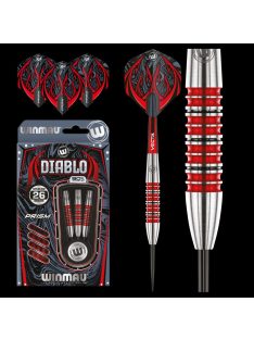 DART SZETT WINMAU STEEL DIABLO 26G, 90% WOLFRAM