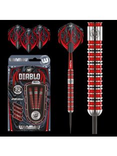 DART SZETT WINMAU STEEL DIABLO 22G, 90% WOLFRAM