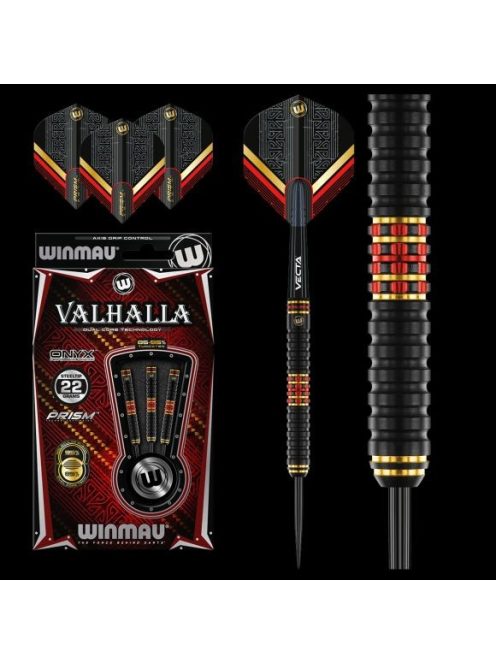 DART SZETT WINMAU STEEL VALHALLA 22G, 85% - 95% WOLFRAM