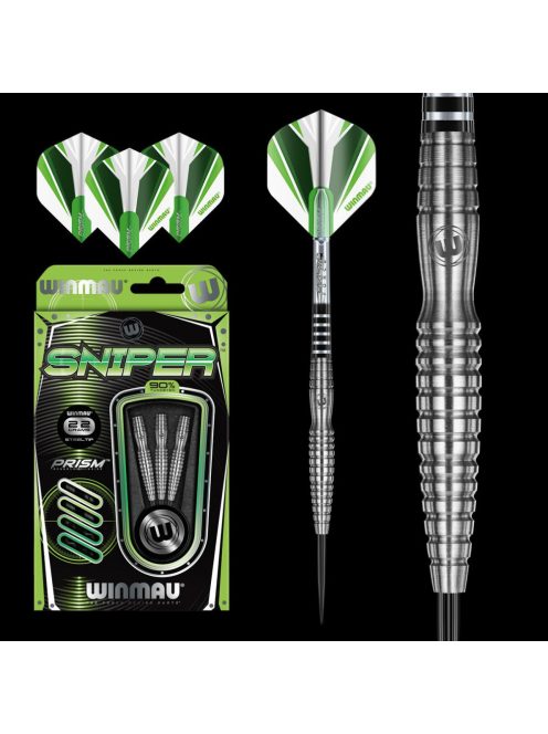 DART SZETT STEEL WINMAU SNIPER 22G, 90% WOLFRAM