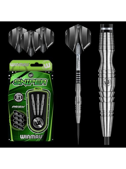 DART SZETT STEEL WINMAU SNIPER 21G, 90% WOLFRAM