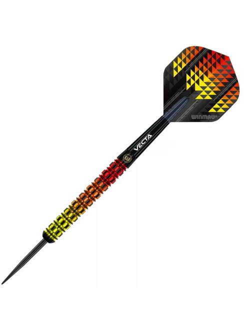 Dart szett steel Winmau Firestorm Flame Parallel 22g, 90%