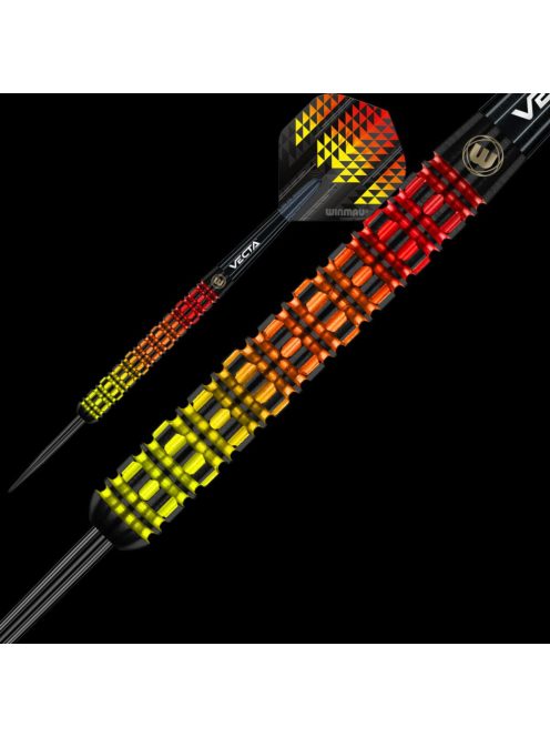 DART SZETT STEEL WINMAU FIRESTORM FLAME PARALLEL 24G, 90% WOLFRAM