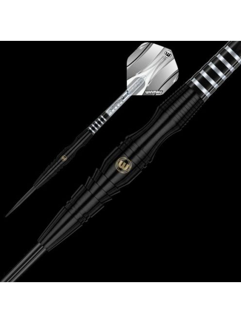 DART SZETT STEEL WINMAU SNIPER, BLACK, 22G, 90% WOLFRAM