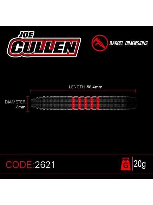 DART SZETT WINMAU STEEL JOE CULLEN 20G, BRASS