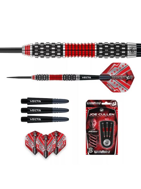 DART SZETT STEEL WINMAU JOE CULLEN ROCKSTAR RS 1.0, 24G, 90% WOLFRAM