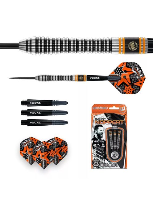 Dart szett steel Winmau Danny Noppert Signature Edition 2.0, 21g, 90%