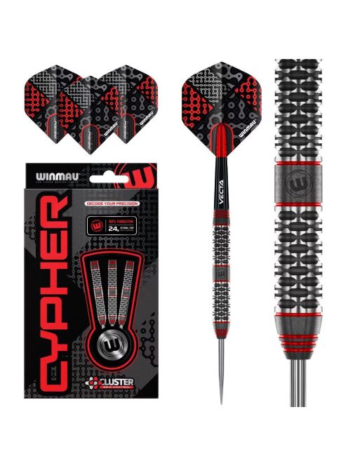 Dart szett Winmau steel Cypher 24g, 90%