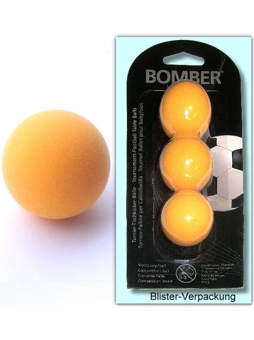 Foosball Robertson Bomber polyurethane orange, 3 pieces