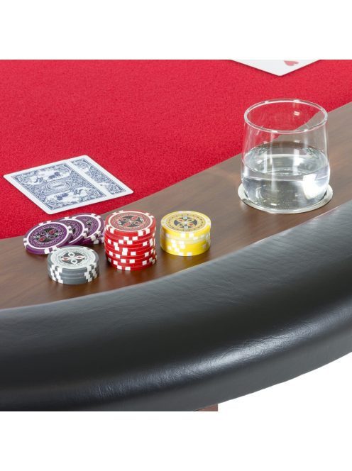 Poker table Northstar Home Tournament brown/red