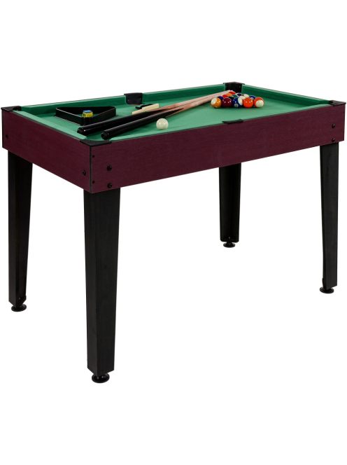 multifunctional gaming table 15 in one Northstar in dark brown (foosball, billiards, ping-pong, taifun, chess, poker, roulette, etc.)