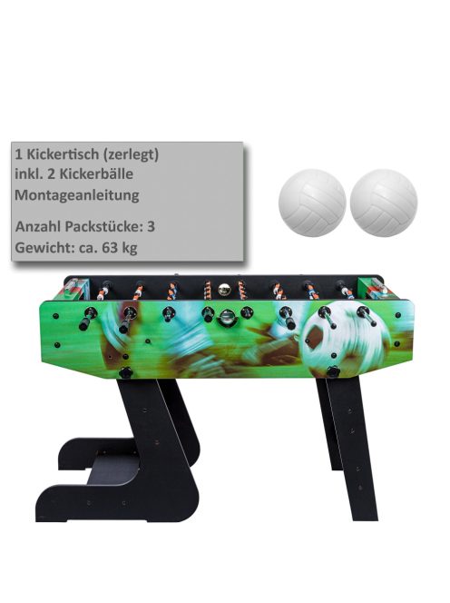 CSOCSÓASZTAL NORTHSTAR BIG FOOT FOCIMINTÁS ÖSSZECSUKHATÓ (60KG)