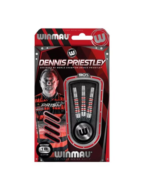 Darts szett soft Winmau Dennis Priestley 90% 