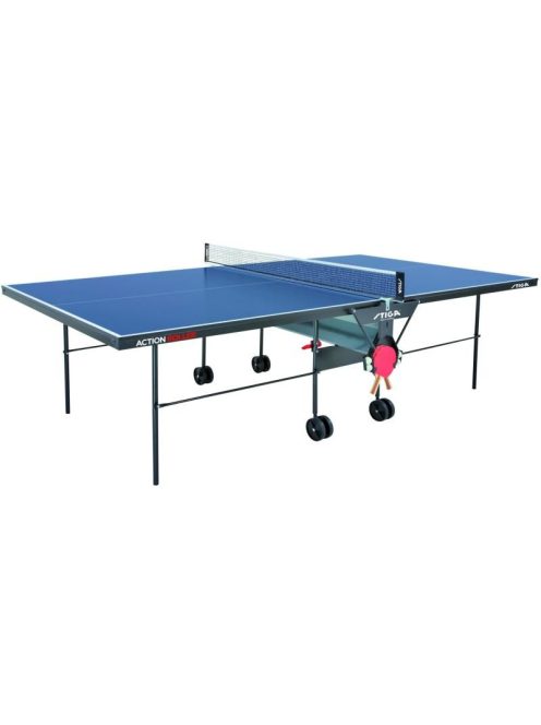 Stiga indoor ping pong table Action Roller blue