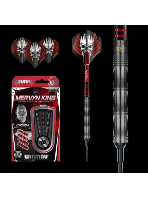 Dart szett Winmau Mervyn King 90% soft 18g