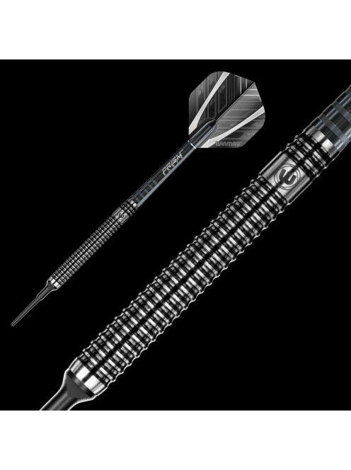 Darts nyíl Winmau soft BLACKOUT 90% wolfram 18g