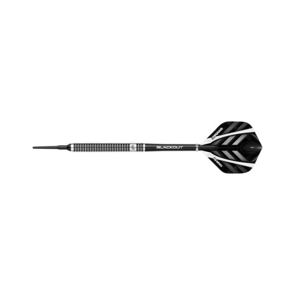 Darts nyíl Winmau soft BLACKOUT 90% wolfram 18g