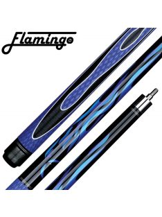 Pool cue two-piece Flamingo blue